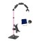 Remarkable Creator Pro+Plus Overhead Phone or Camera Mount with Tablet Holder and Ring Light, Desk Mount, Pink, by Arkon Mounts RCBTABLEDPK
